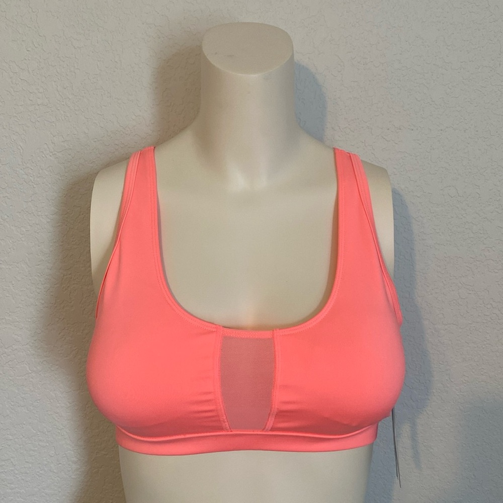 Mariika Pink Ablaze Strappy Sports Bra - S